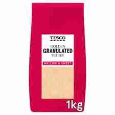 Tesco Golden Granulated Sugar 1Kg