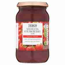 Tesco Seedless Strawberry Jam 454g
