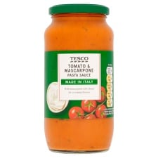 Tesco Tomato Mascarpone Pasta Sauce 500G
