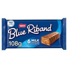 Blue Riband Milk Chocolate Wafer Bars 6 x 18g