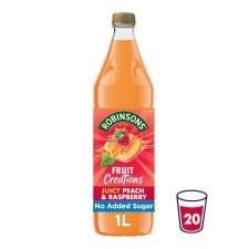 Robinsons Fruit Creations Peach & Raspberry Squash 1L