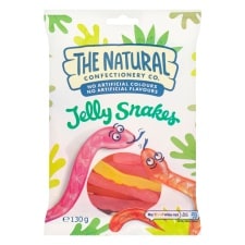 The Natural Confectionery Company Jelly Snakes Sweets Bag 130g