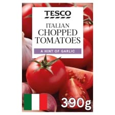 Tesco Italian Chopped Tomatoes - A Hint of Garlic 390g
