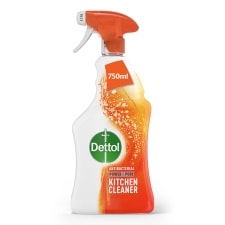 Dettol Antibacterial Kitchen Surface Hob Cleaner Spray 750ml