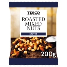 Tesco Roasted Mixed Nuts Salted 200g
