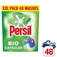 Persil Bio 3 in 1 Laundry Washing Detergent Capsules 48 Washes 1012.8g