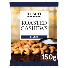 Tesco Salted Roasted Cashews 150g