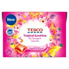 Tesco Tropical Sunshine Detergent Capsules 25W washes 425ml