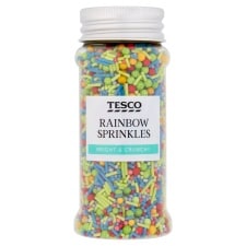 Tesco Rainbow Sprinkles 75G
