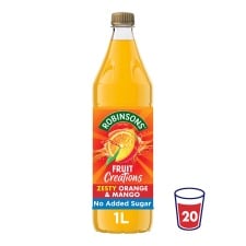 Robinsons Fruit Creations Orange & Mango Squash 1L