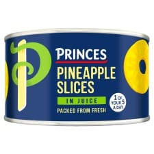 Princes Pineapple Slices In Juice 227G