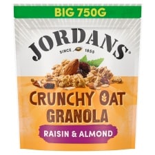 Jordans Crunchy Granola Raisin Almond 750G