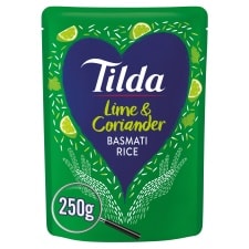 Tilda Lime & Coriander Basmati Rice 250g
