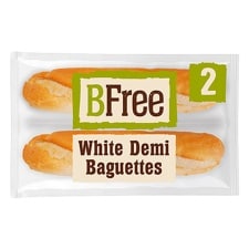 BFree Bake at Home White Demi Baguettes 2 Pack 220g