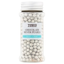 Tesco Sprinkles Silver Pearls 55G