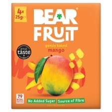 BEAR Fruit Dried Mango 4x25g