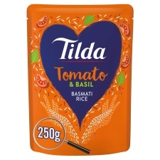 Tilda Sun Dried Tomato & Basil Basmati Rice 250G