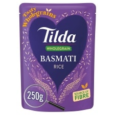 Tilda Brown Steamed Basmati Rice Classic 250G