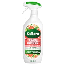 Zoflora Power Bathroom Cleaner Caribbean Grapefruit & Lime 800ml