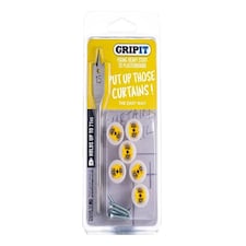 Gripit Curtain Kit, Clam Pack