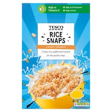 Tesco Rice Snaps Cereal 375G