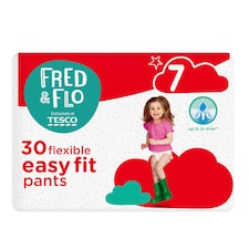 Fred & Flo Easy Fit Pants Size 7 30 Pack
