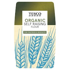 Tesco Organic Self Raising Flour 1Kg