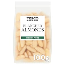 Tesco Whole Blanched Almonds 100G