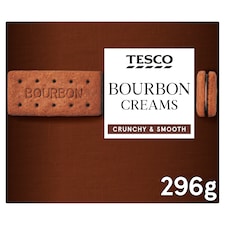 Tesco Bourbon Creams Biscuits 296G