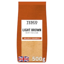Tesco Light Brown Soft Sugar 500g