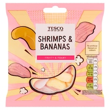 Tesco Shrimps And Bananas 80G