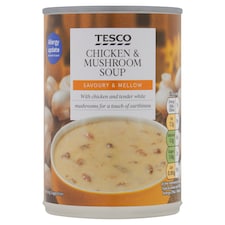 Tesco Cream Of Chicken & Mushroom Soup 400G