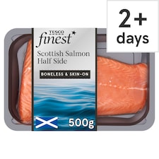 Tesco Finest Scottish Salmon Half Side 500g