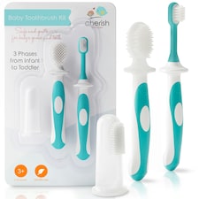 Baby Toothbrush Set | Teal