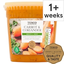 Tesco Carrot & Coriander Soup 600G