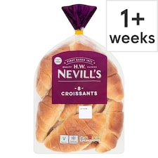 H.W. Nevills Plain Croissants 8 Pack