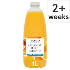 Tesco 100% Pure Orange Juice Smooth 1 Litre
