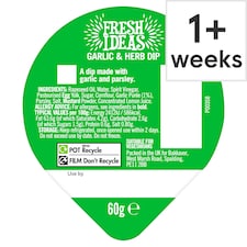 Fresh Ideas Garlic & Herb Dip 60G