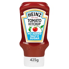 Heinz No Added Salt & Sugar Tomato Ketchup 425g