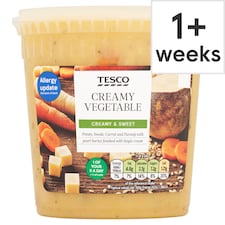 Tesco Creamy Vegetable Soup 600g