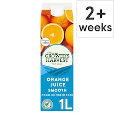 Growers Harvest Orange Juice Smooth 1L