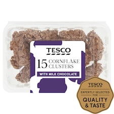 Tesco 15 Chocolate Cornflake Clusters