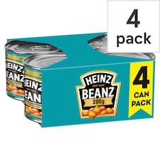 Heinz Baked Beans in Tomato Sauce 4 x 200g