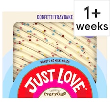 Just Love Vanilla Confetti Sponge Cake Traybake