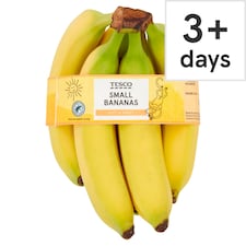 Tesco Small Bananas 6 Pack