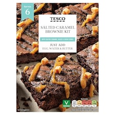 Tesco Salted Caramel Brownie Kit 435g