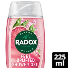 Radox Grapefruit & Ginger Feel Uplifted Shower Gel Body Wash 225ml