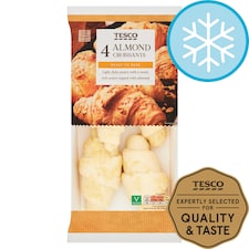 Tesco 4 Almond Croissants 322G