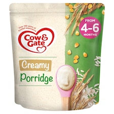 Cow & Gate Creamy Porridge Baby Cereal 4-6 Months 125g