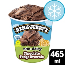 Ben & Jerry’s Chocolate Fudge Brownie Non Dairy Ice Cream Tub 465ml